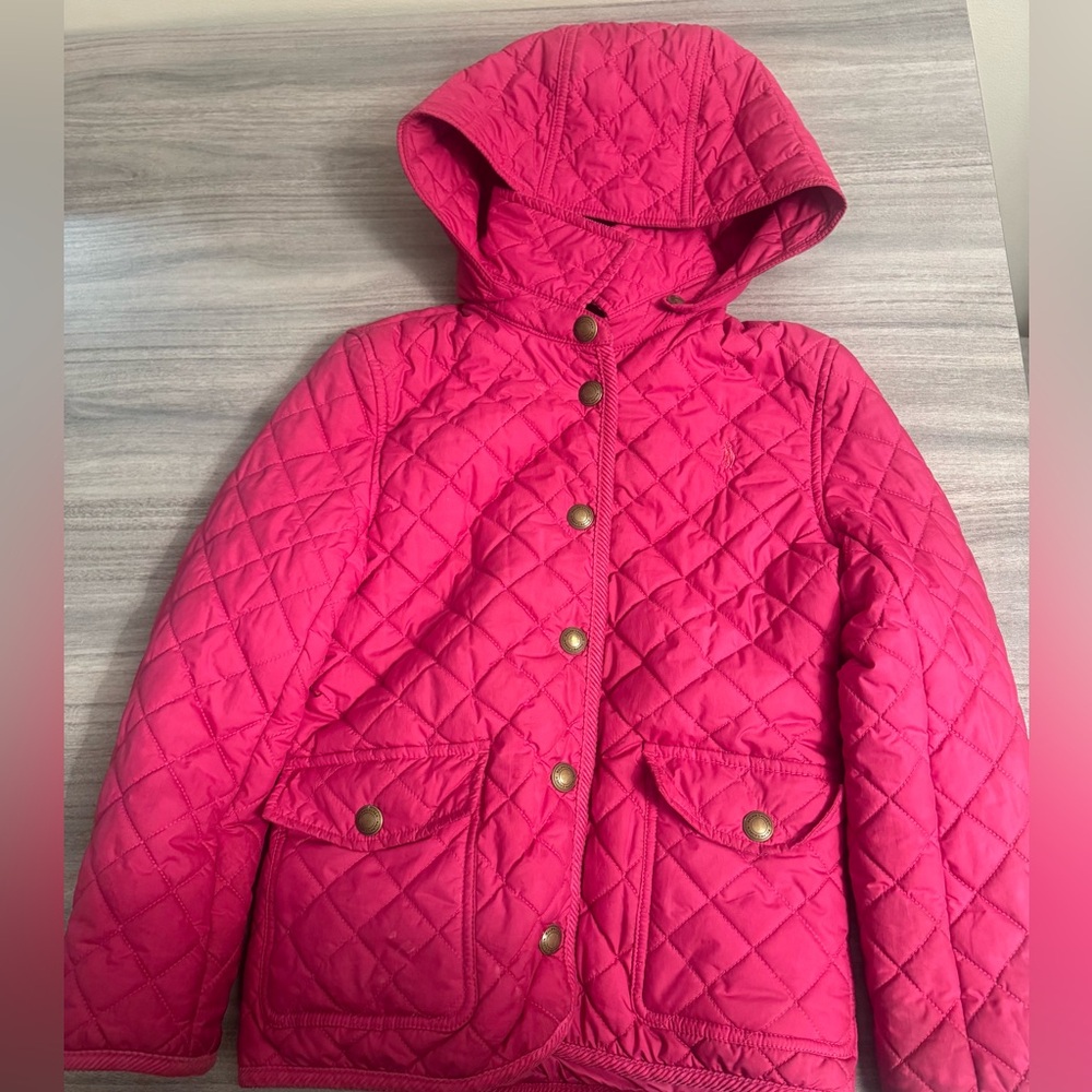 Pink Polo Ralph Lauren quilted jacket